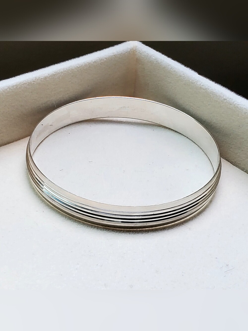 Vintage Sterling Silver Bangle Bracelet | 17 g | Minimalist